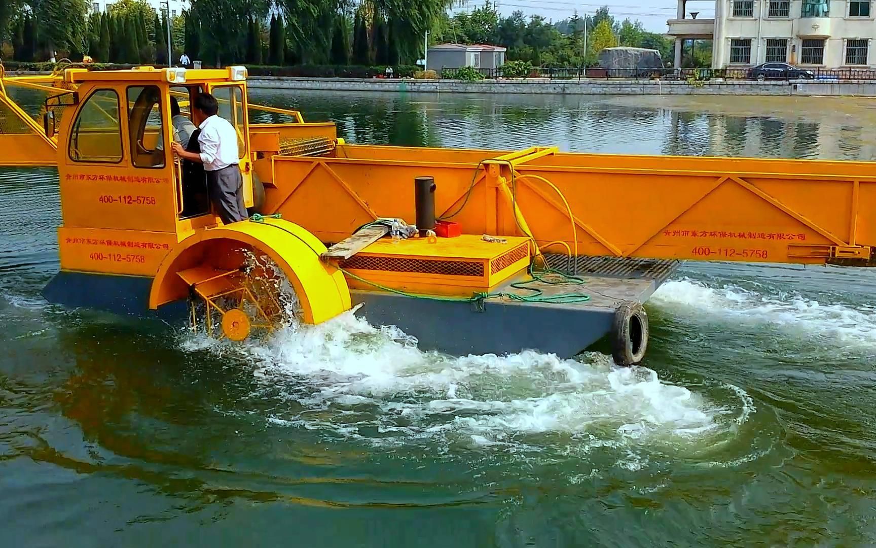 全自动水葫芦打捞船