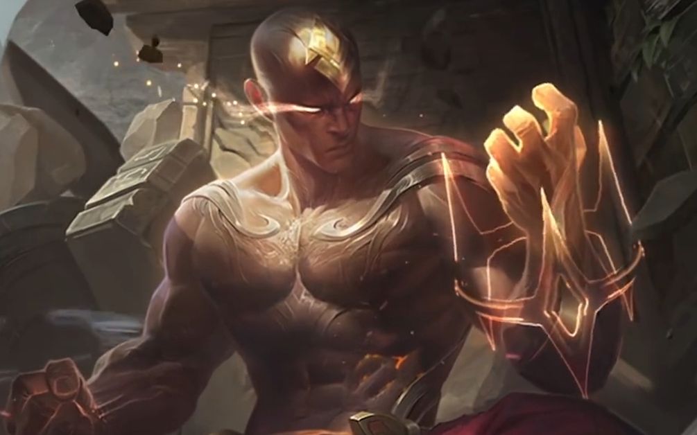 《云顶之弈》三星盲僧vs三星永恩,三星蛮王成功诛仙.