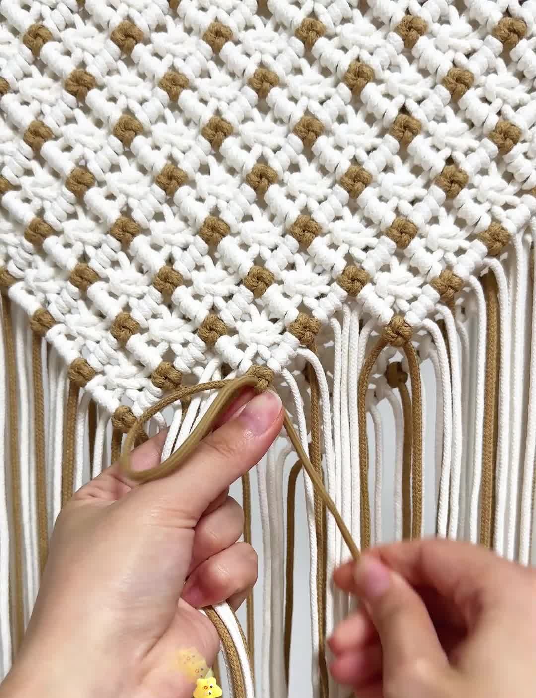 绳编真的是有手就会!喊上姐妹一起编包包