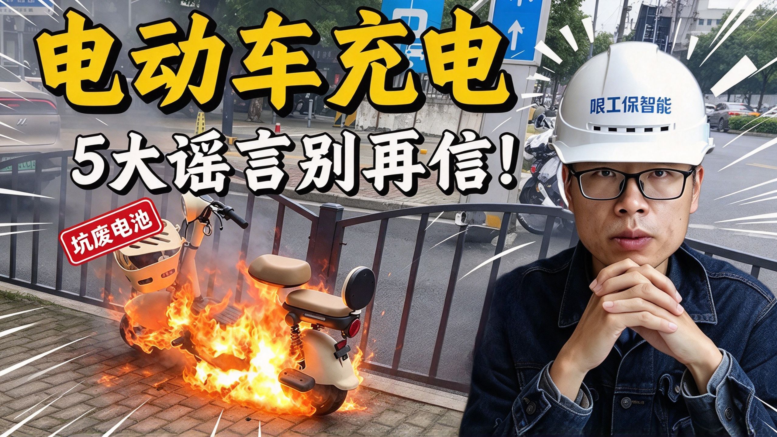电动车充电，千万别一时疏忽酿成大祸！