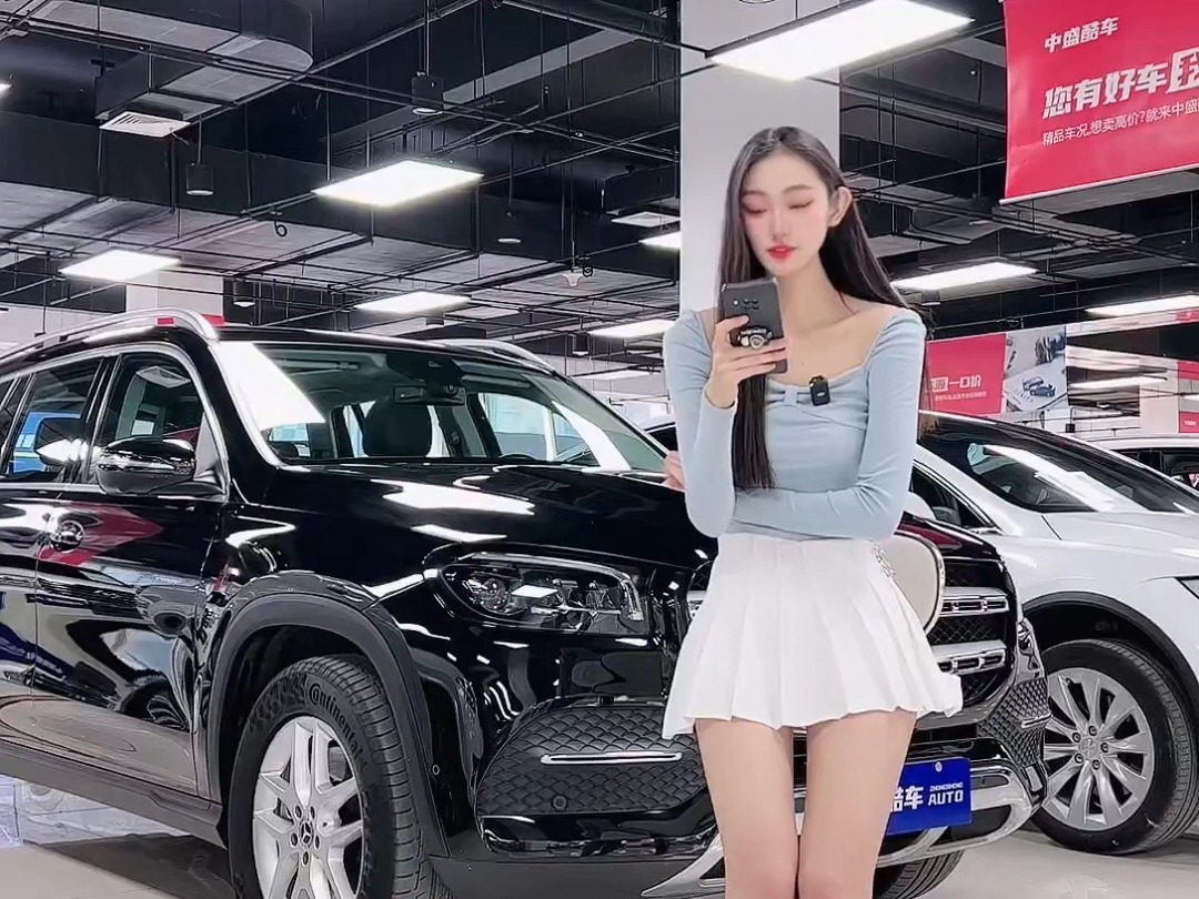 抖音车模丝袜女主播直播卖车 #862