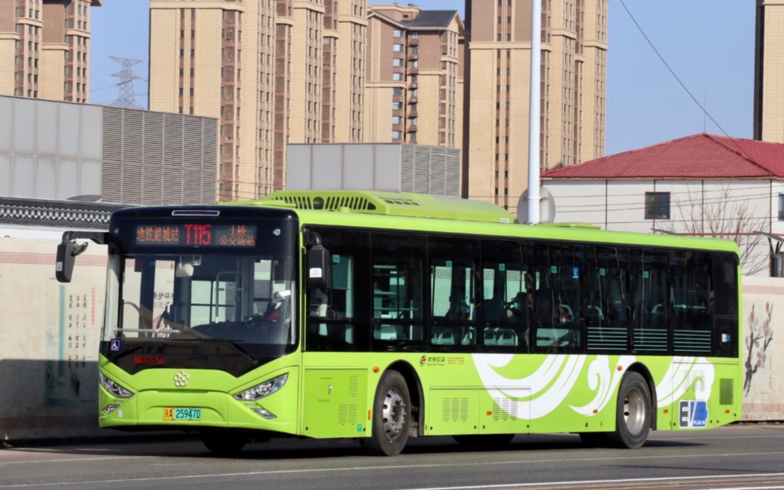 潞河桥上一短线|北京公交客五t115路 土桥公交场站→地铁潞城站 全程