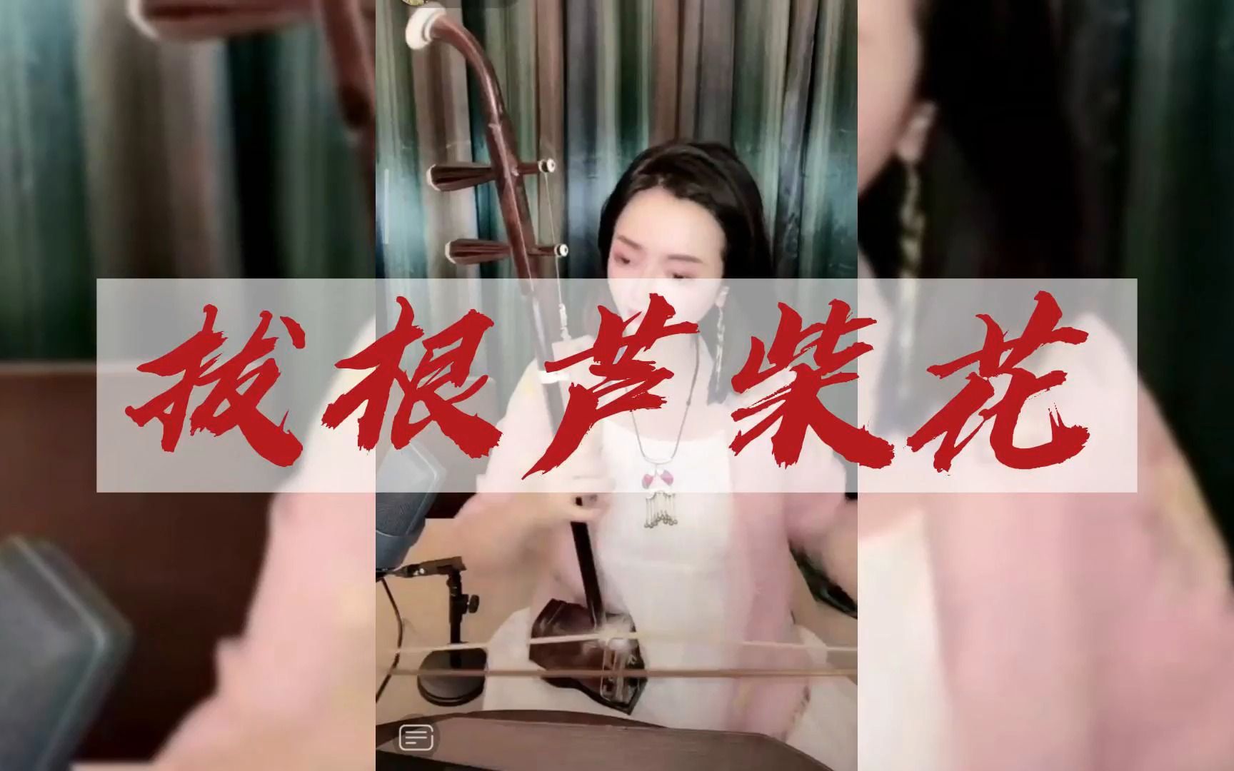 二胡蕾蕾演奏拔根芦柴花