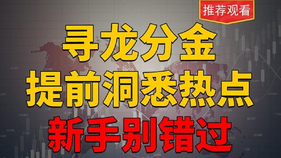 如何追踪资金流向,识别热点,一张图告诉你高手是怎么做的哔哩哔哩bilibili