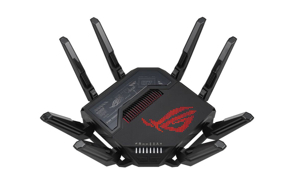 华硕(asus)rog八爪鱼7电竞路由器双万兆口 四个2.