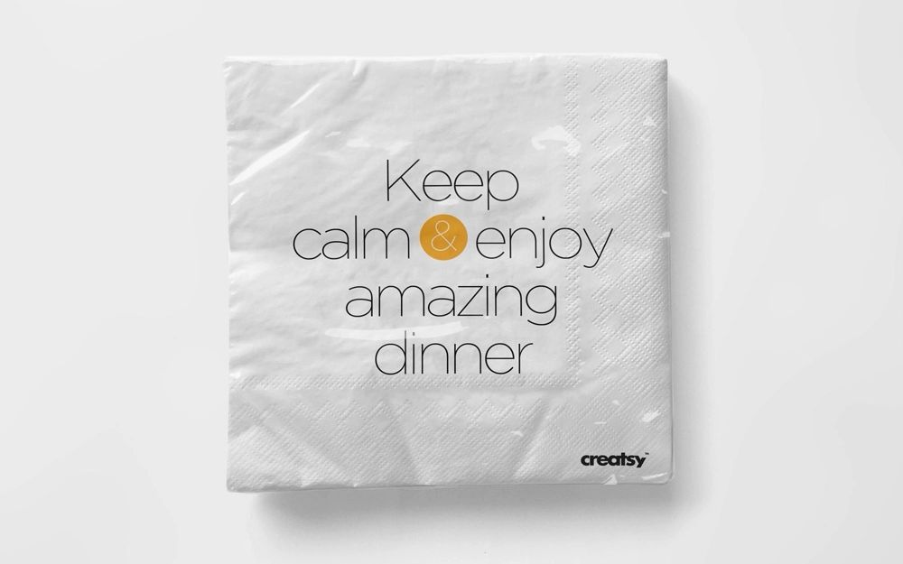 餐巾纸样机12款