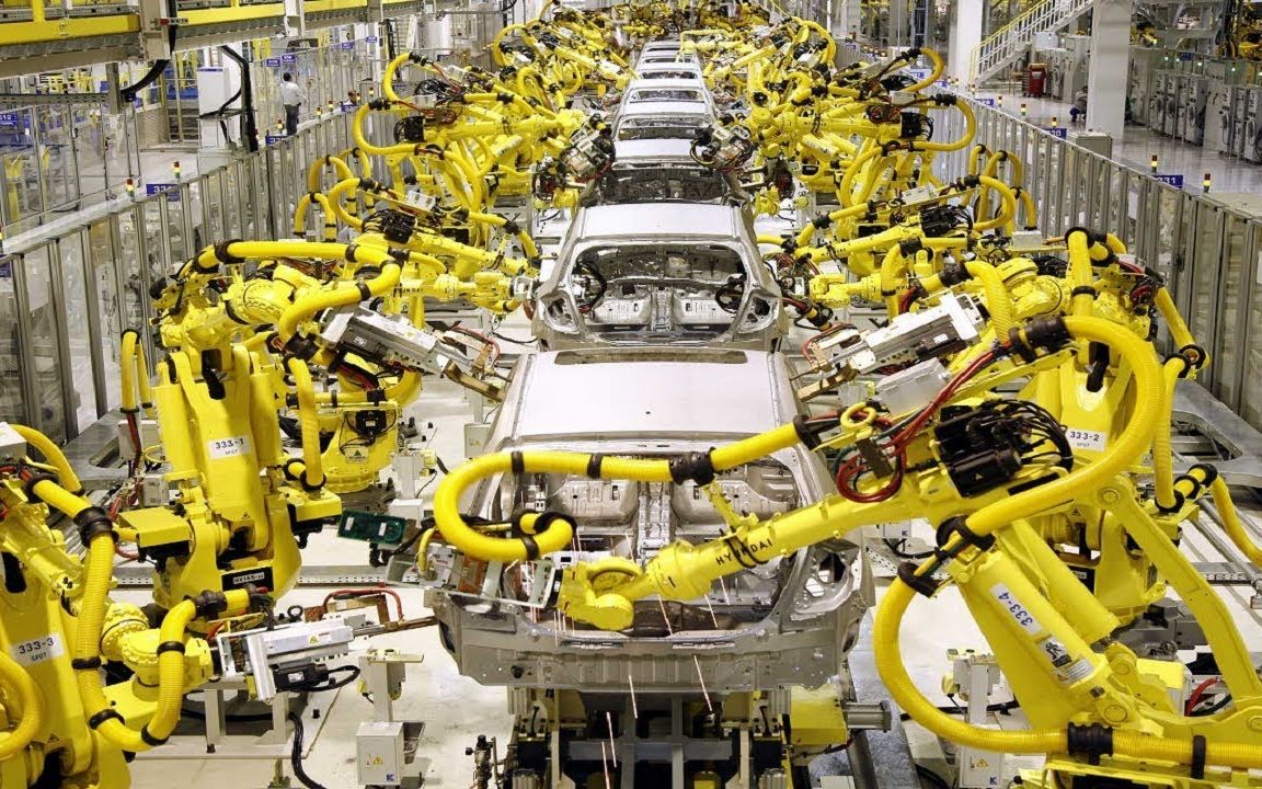 德国机器人汽车制造流程奔驰篇