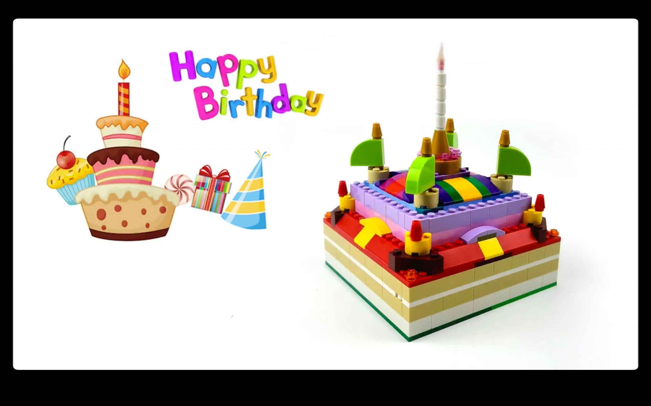 乐高10717生日蛋糕