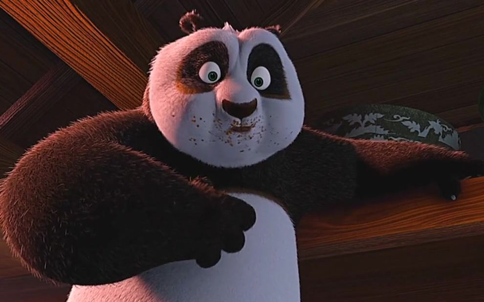 【功夫熊猫】为什么师傅会知道金猴的杏仁饼干在最上面!