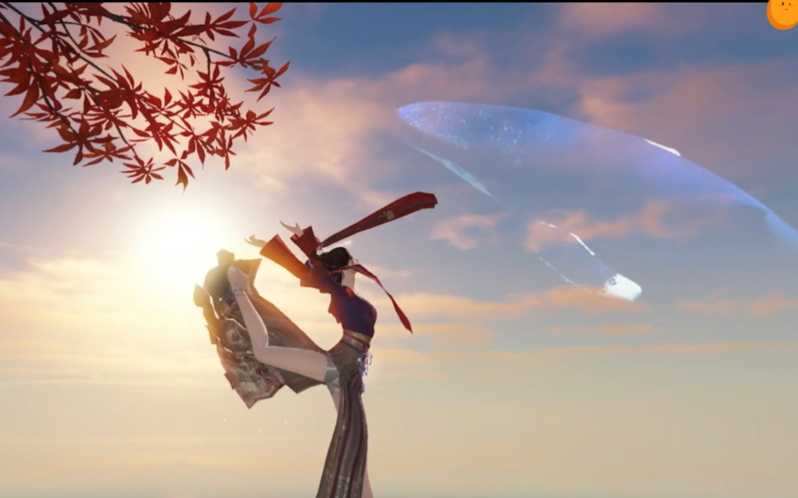 [天刀]自制"百万"鲸鱼天赏 落日与晚风