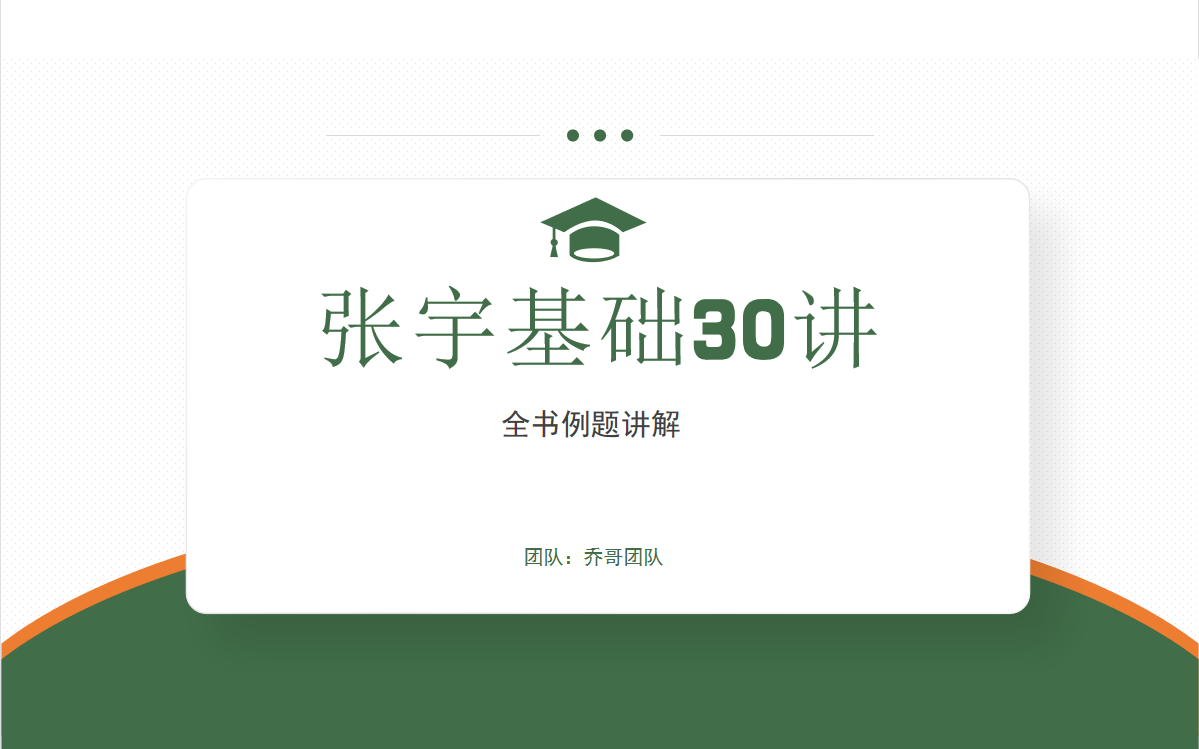 [图]2023考研数学张宇基础30讲（高数分册）例题讲解