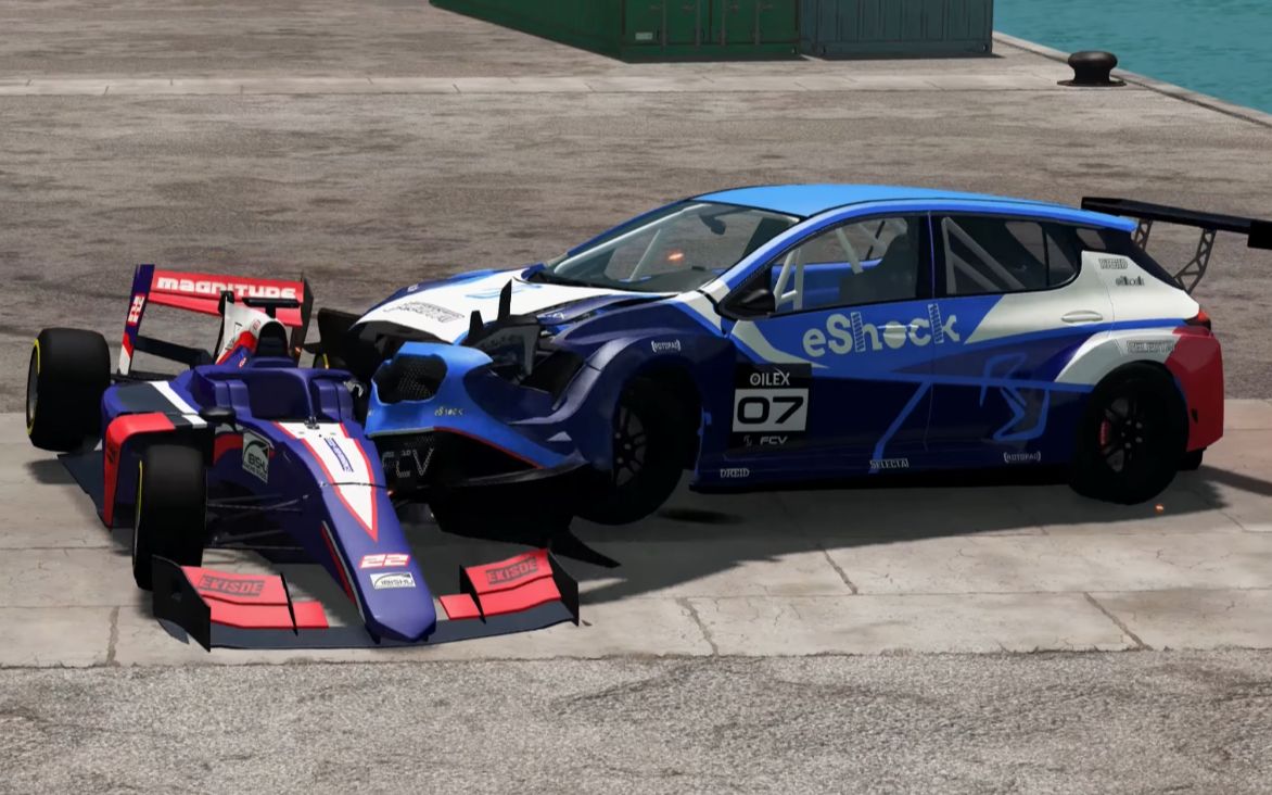 beamng模拟f2赛车碰撞测试4k_哔哩哔哩 (゜-゜)つロ 干杯~-bilibili