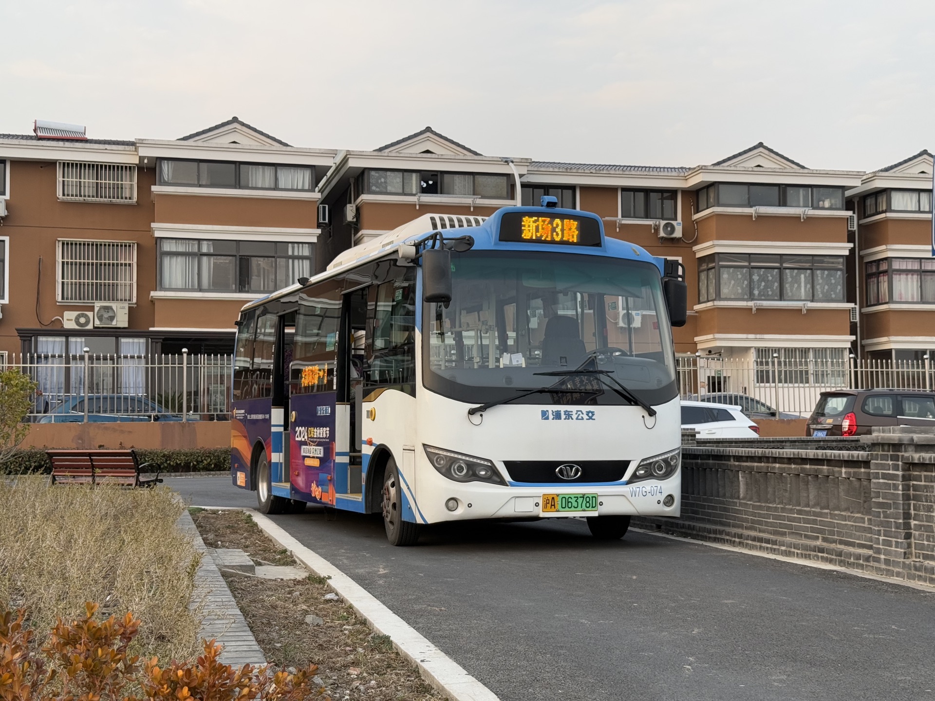 新场3路原速 前方展望 祝航路下盐路→新环