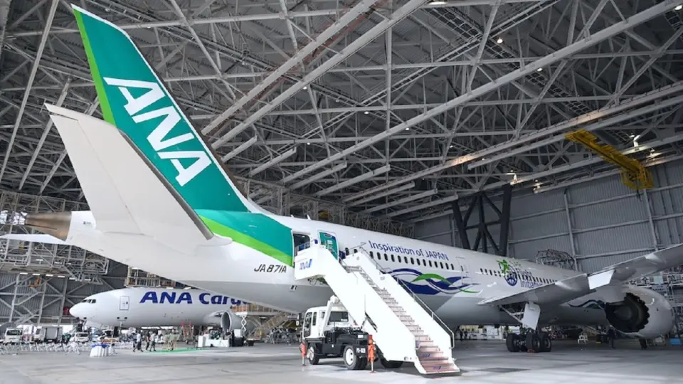 全日空新绿色环保涂装系列「ANA Green Jet」1号机B787-9(JA871A) 初 