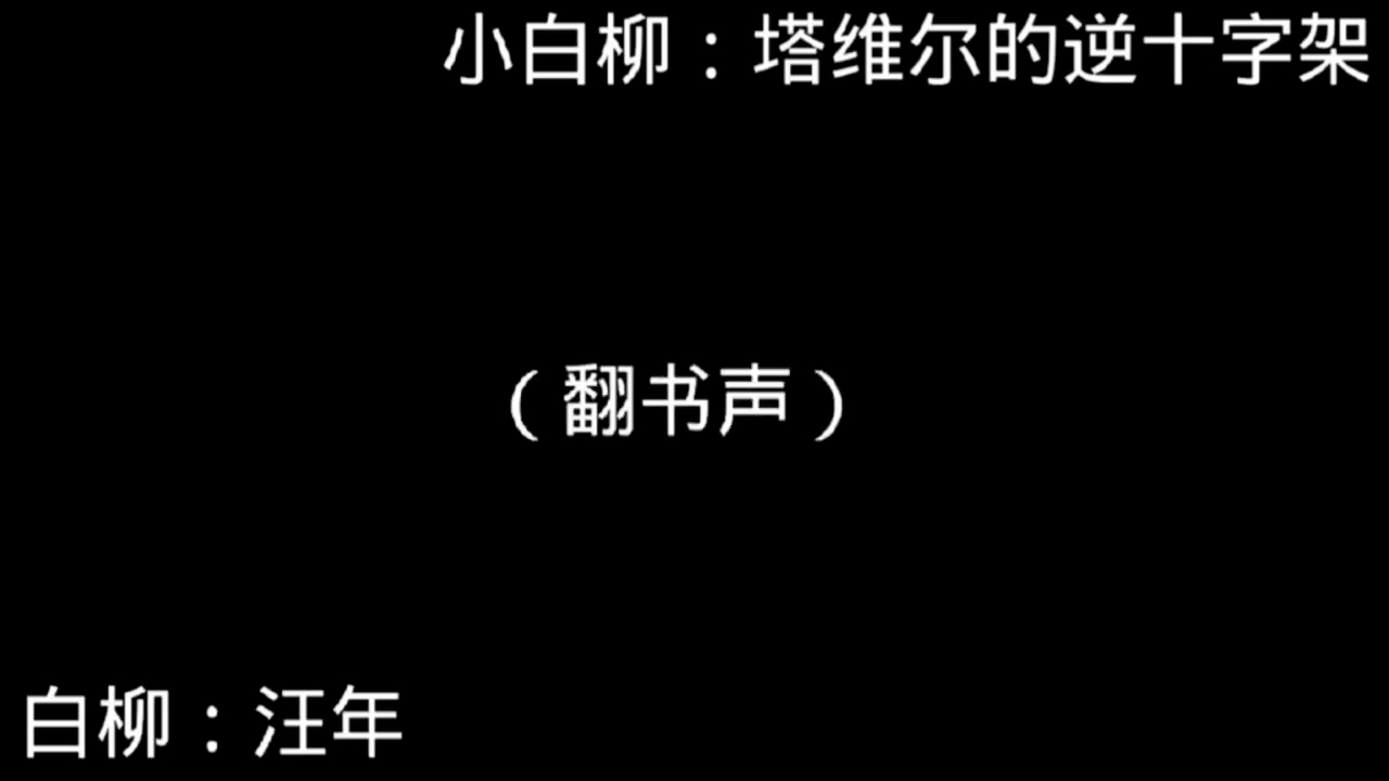 他的确没有错,所以我开枪了|白柳:本人 ,小白六:塔维尔的逆十字架哔哩哔哩bilibili