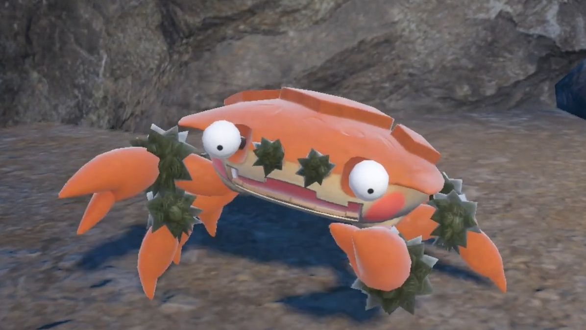 【宝可梦朱紫】同步器 动作展示 no.950 毛崖蟹