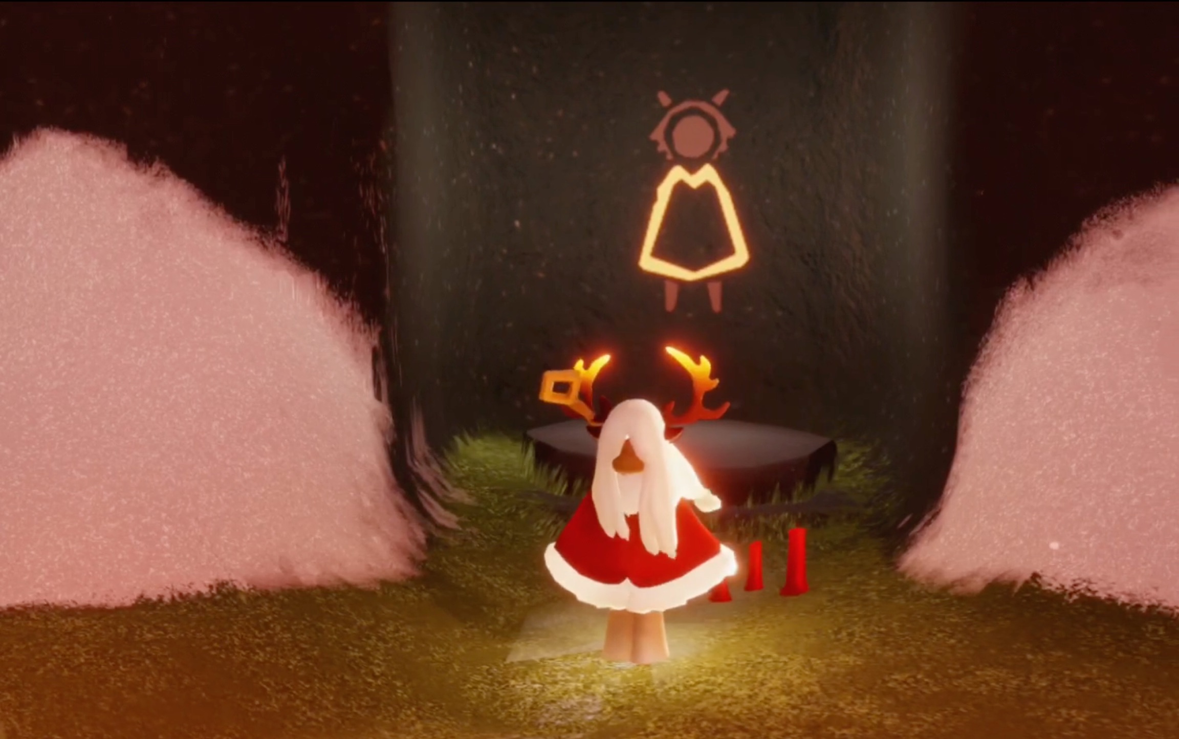 光遇圣诞斗篷配鹿角