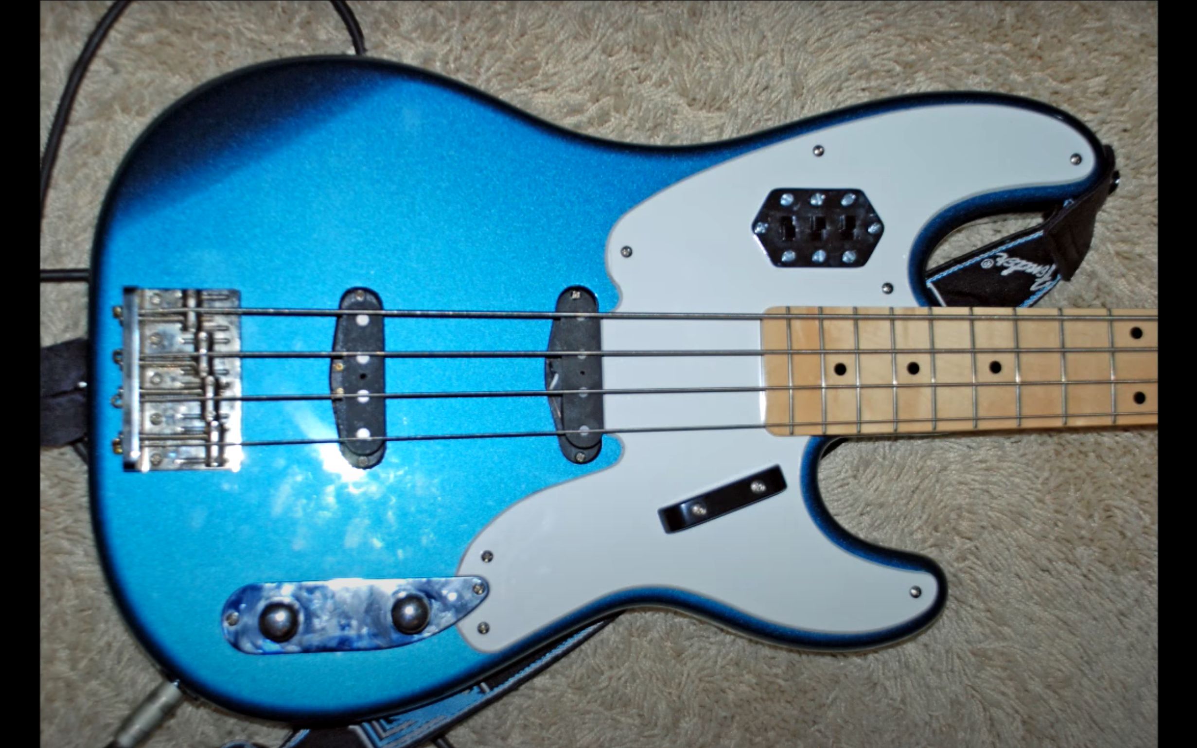 搬运改装两个51p拾音器的双p贝斯fendersquiervibe50sbass