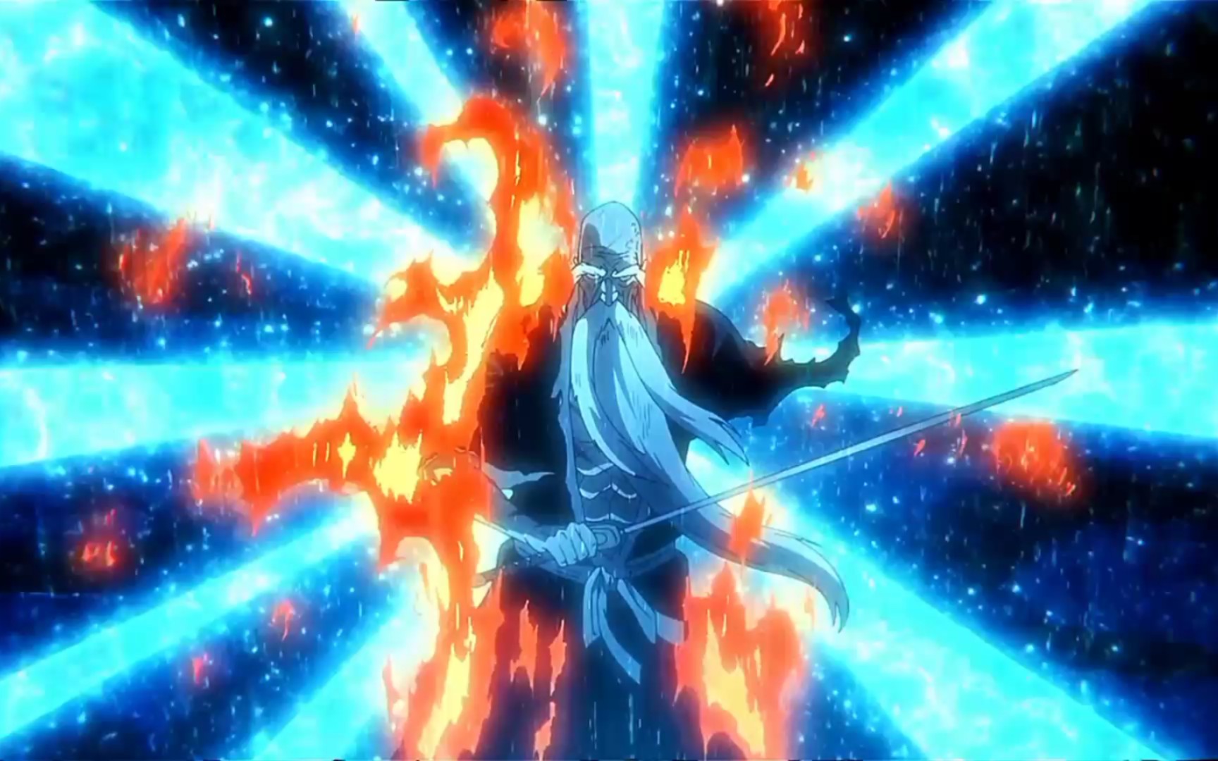 总队长山本老头子下线.死神千年血战.