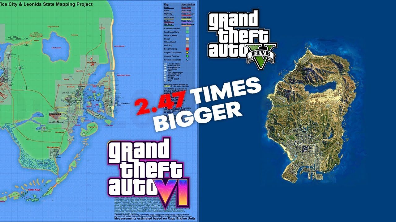 [机翻] gta6的地图大小将会是gta5的2.5倍!