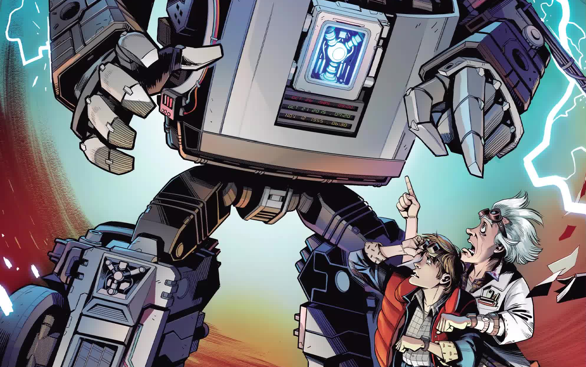 变形金刚x回到未来!#1/transformers - back to the future 001