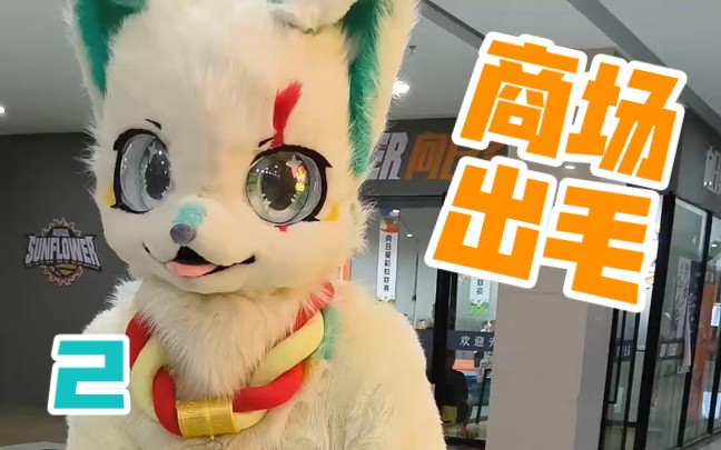 【兽装fursuit】商场出毛片段二~到处走到处玩hh哔哩哔哩bilibili