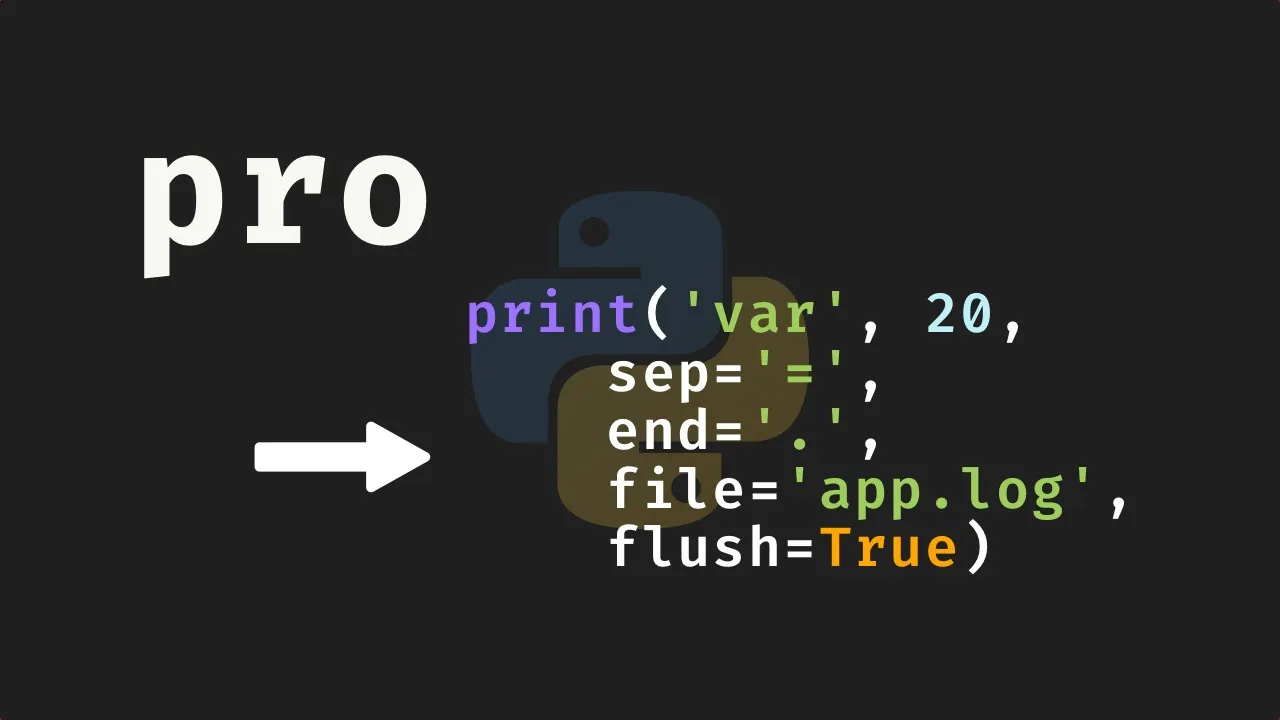 Python print只会用默认空格?sep和end帮你把输出变专业【中英字幕】