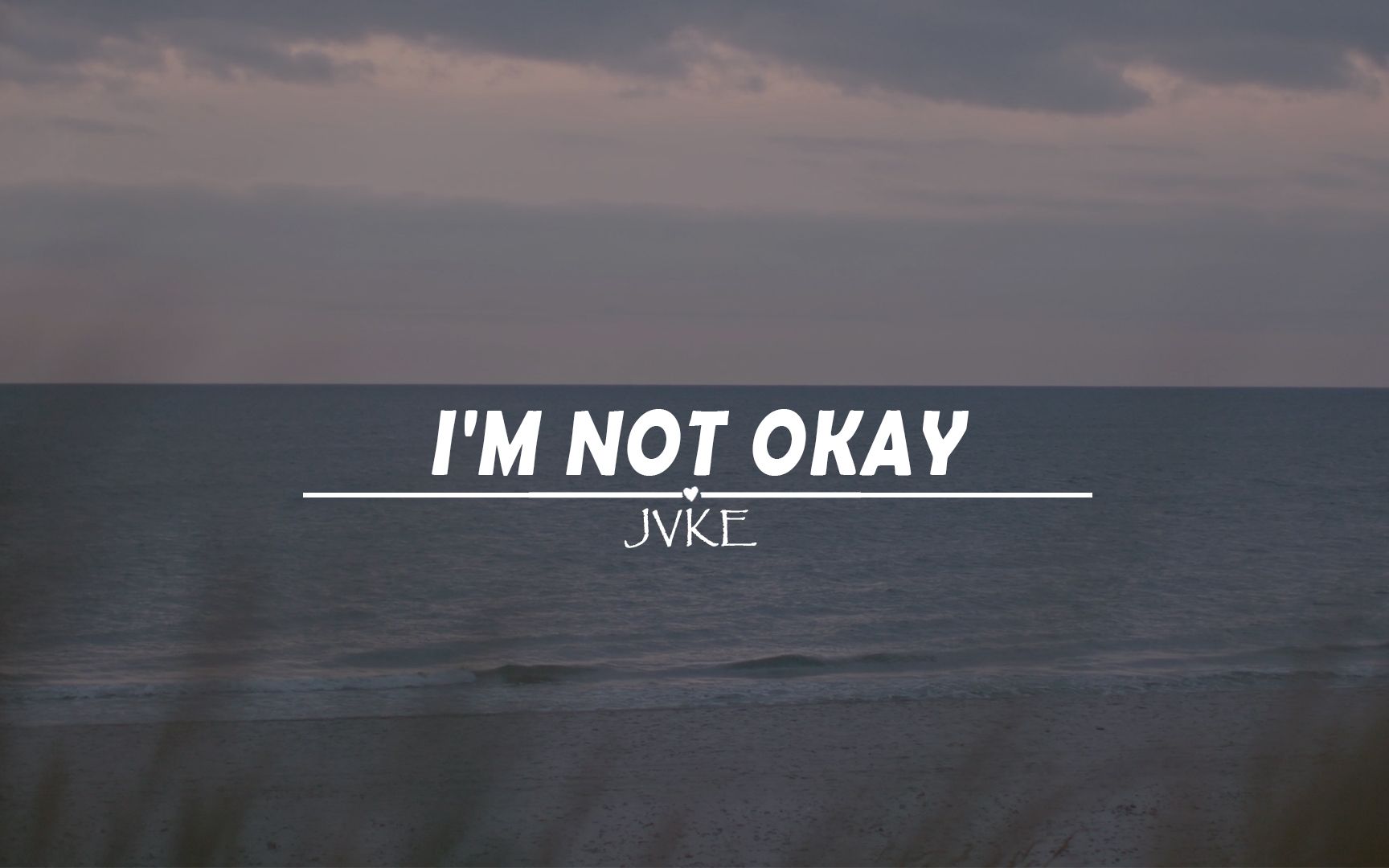 [图]【日推歌单】华丽又震撼的悲伤，让人太能感同身受了《I'M NOT OKAY》