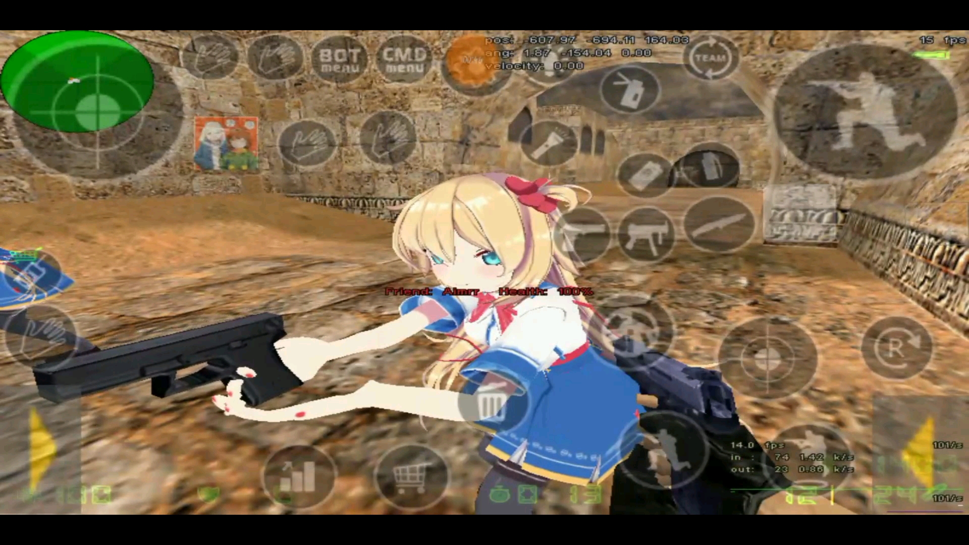 cs1.6 二次元人物模型分享_手机游戏热门视频