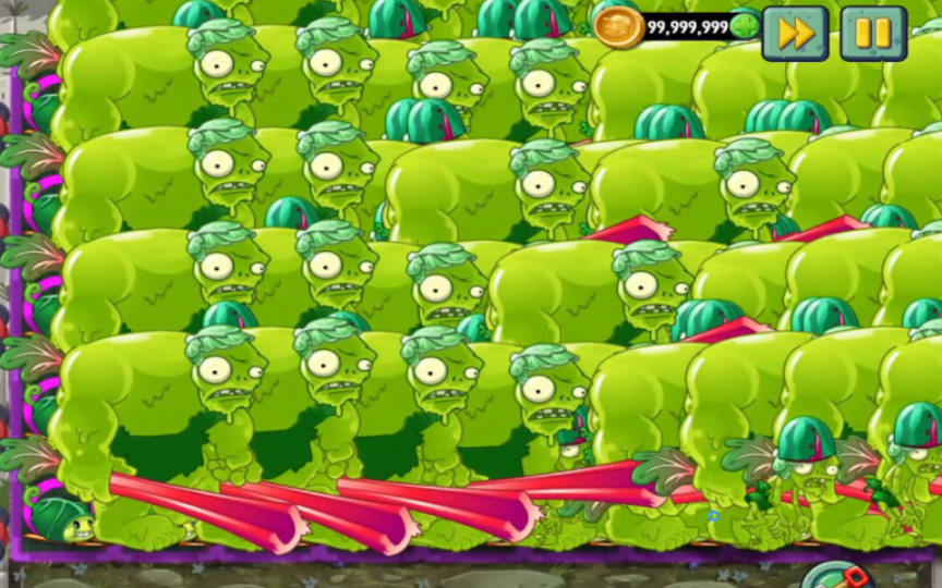 pvz2国际版972满级植物全屏开大