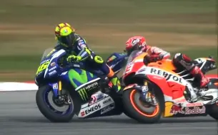 （中字）神仙打架也上腿？罗西与马奎兹的史诗级对决- MOTO GP 2015 马来西亚大奖赛