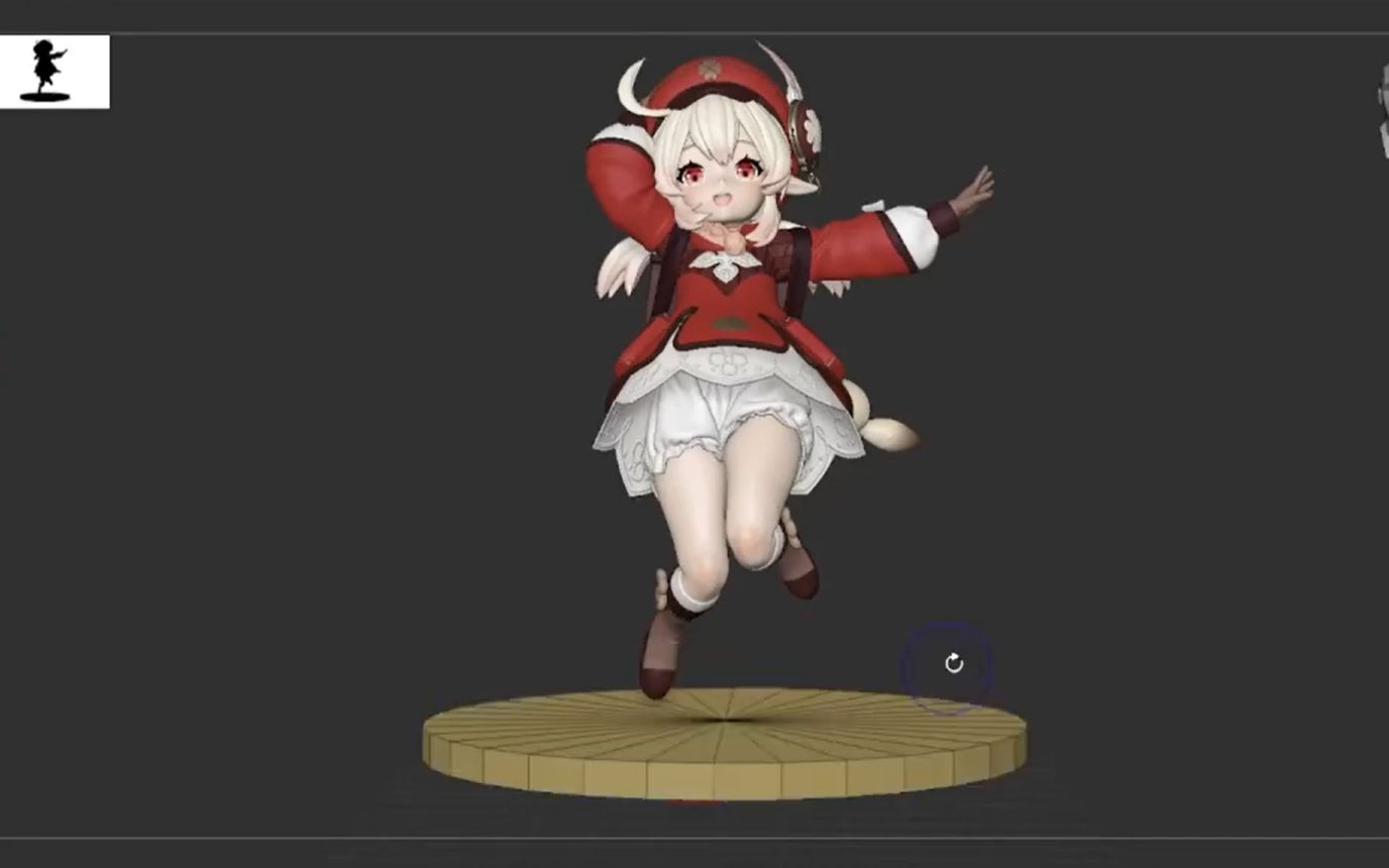 米哈游面试落选后,我的进步有多大?可莉建模_哔哩哔哩_bilibili