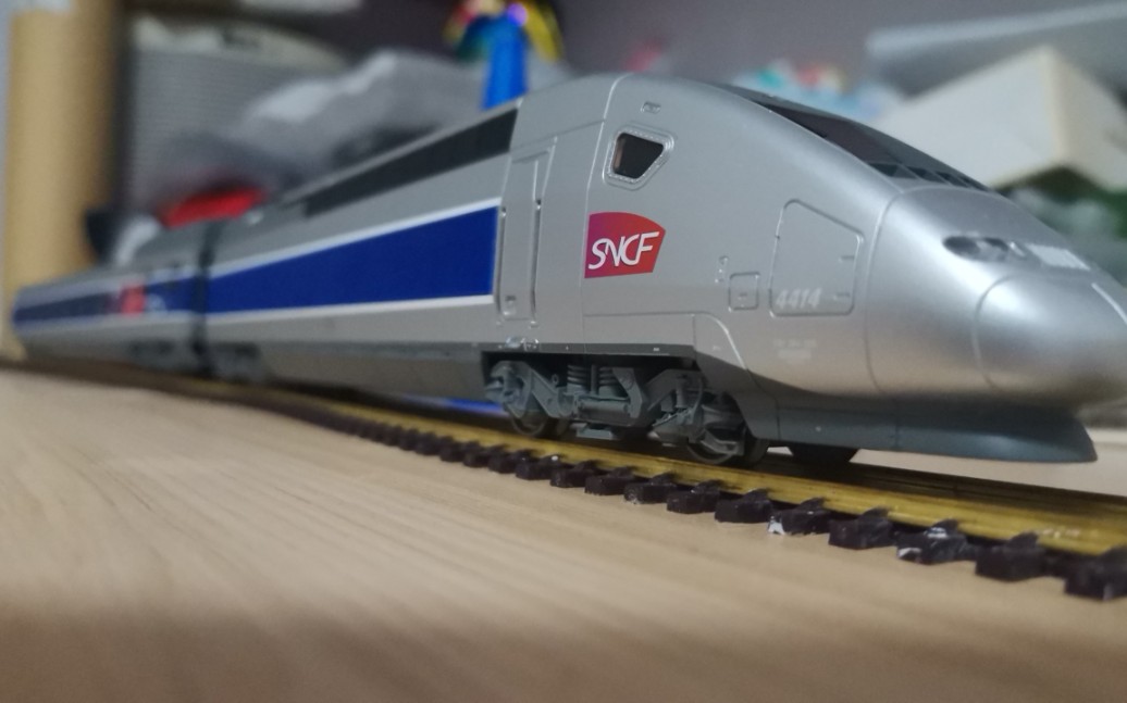 火车模型alexsmithsncf法国铁路tgvpos动集高铁动车组列车trix的ho