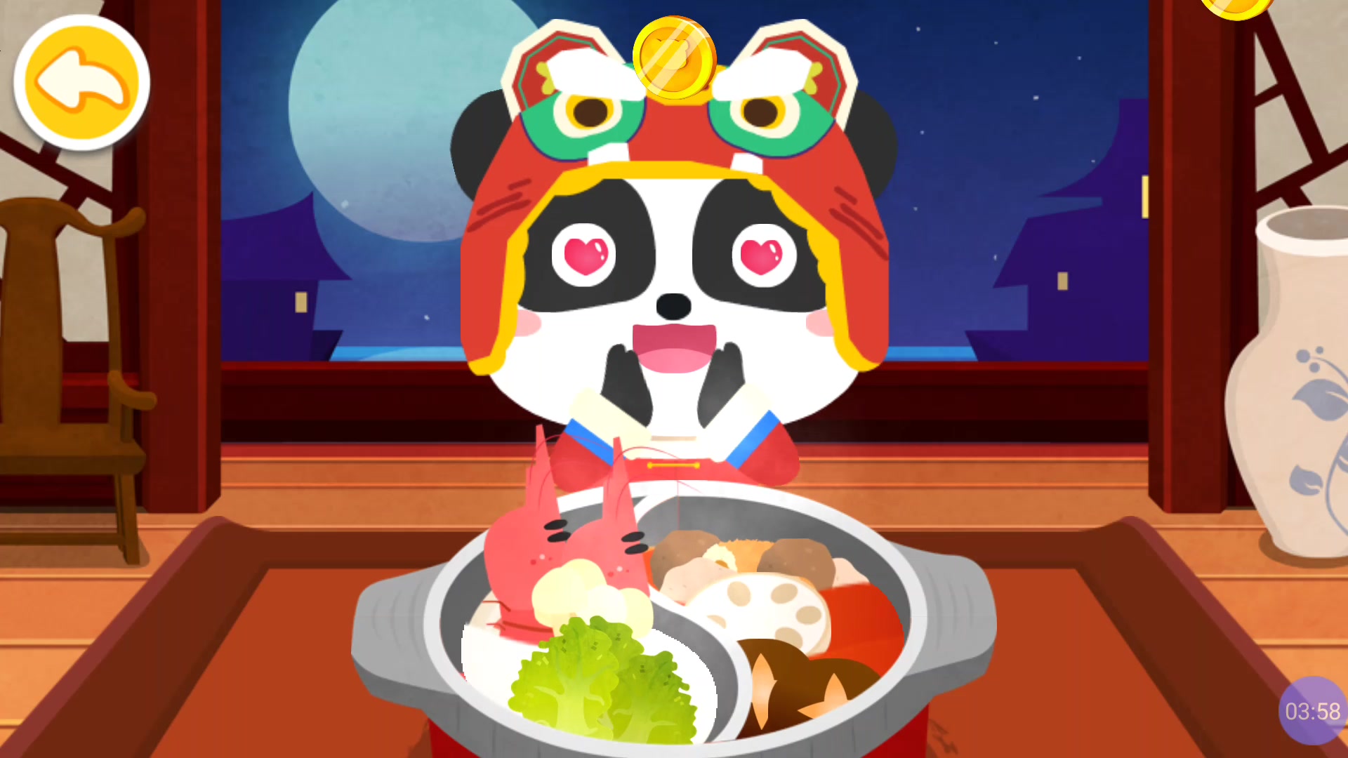 亲子益智游戏04 中华美食 宝宝巴士 卡通 动画 早教 育儿 儿歌童谣