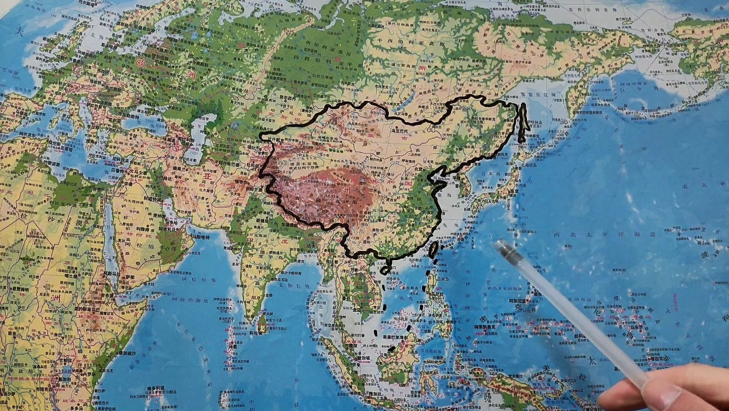 清朝时期地形图