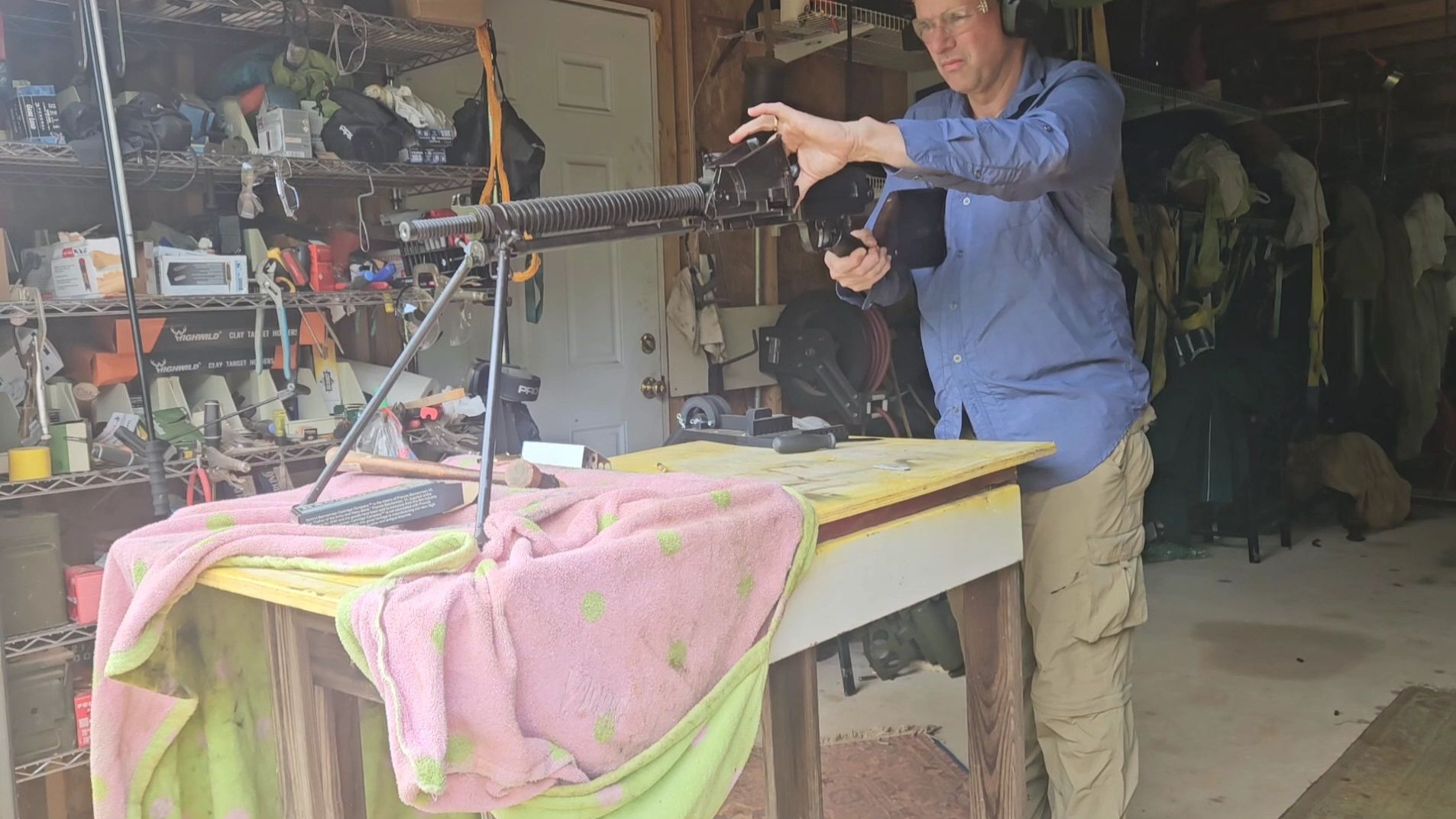 日本大正11式机枪 射击测试