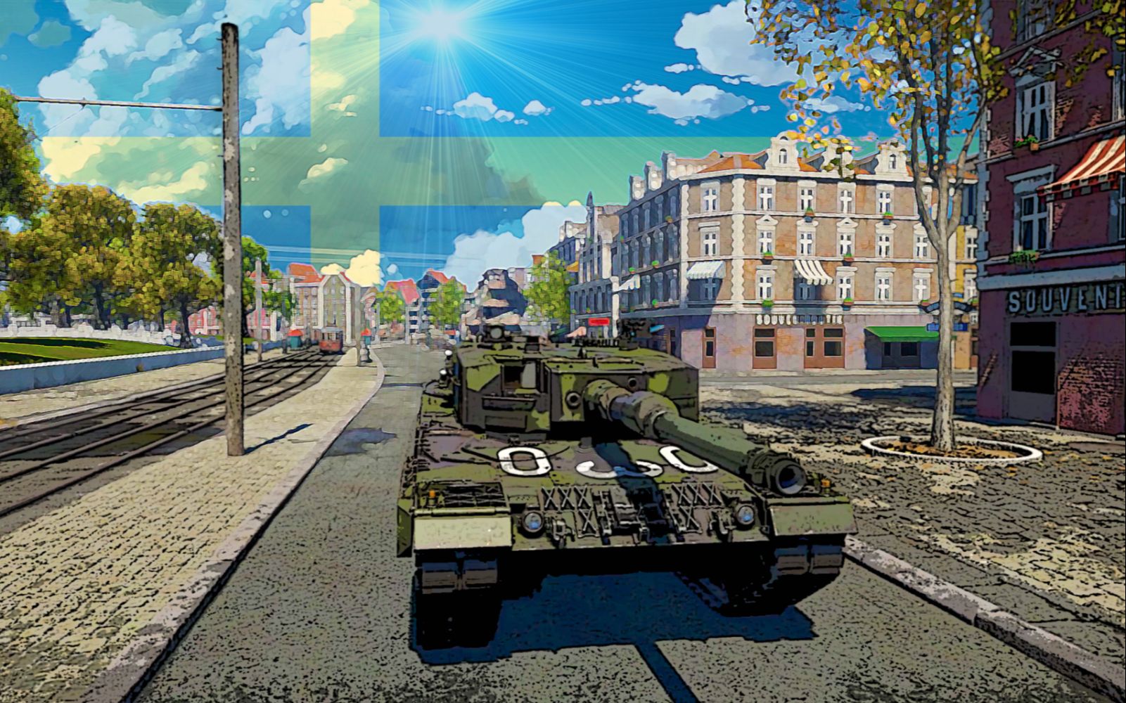 瑞典的光strv121新型豹毙式坦克