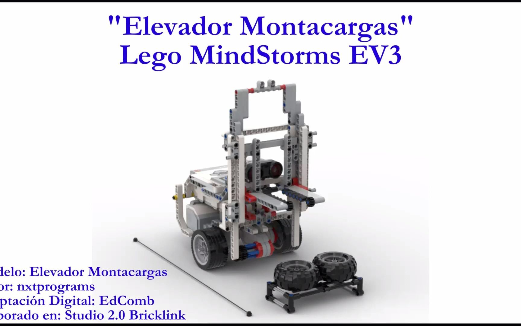 LEGO MINDSTORMS EV3 叉车制作哔哩哔哩bilibili