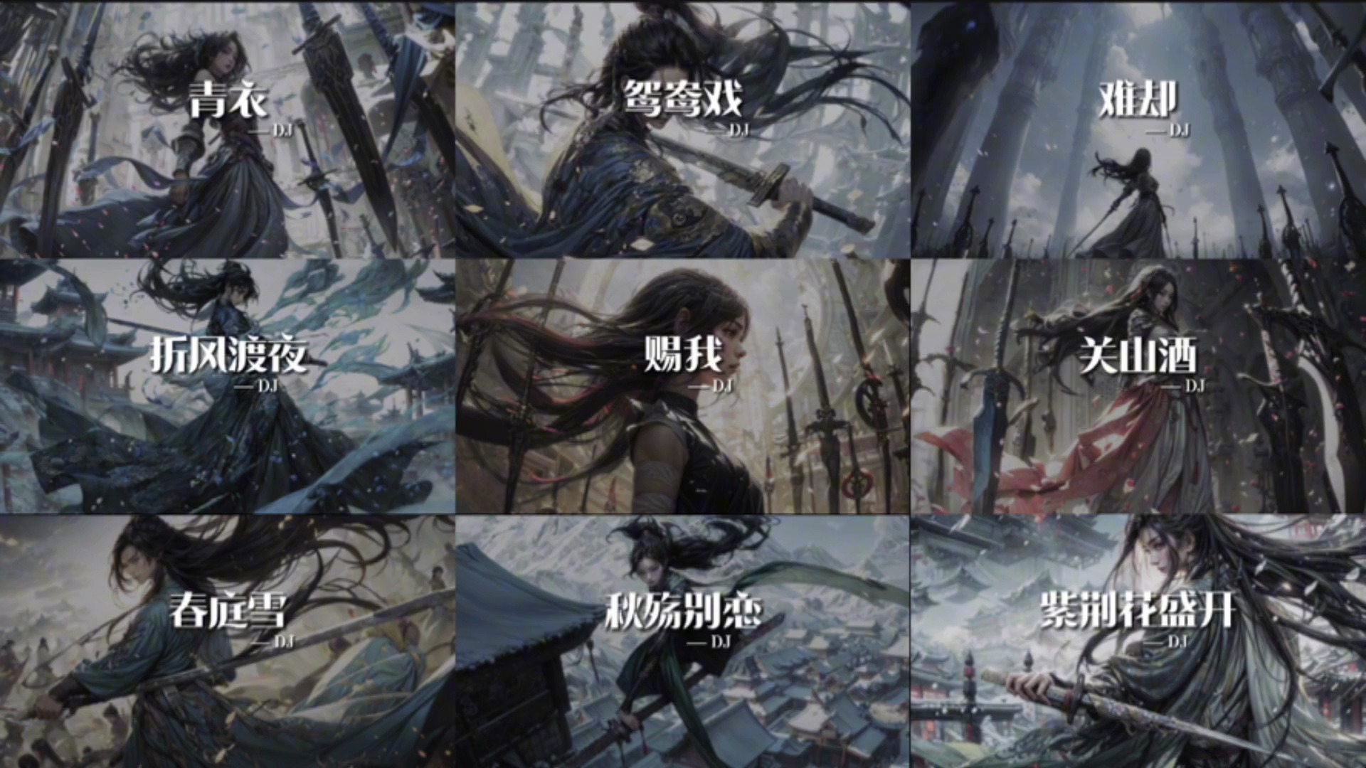 「泪染梨花离人戏 墨染画卷痴人吟」进行曲合集来咯…-Ready音乐-Ready音乐-哔哩哔哩视频