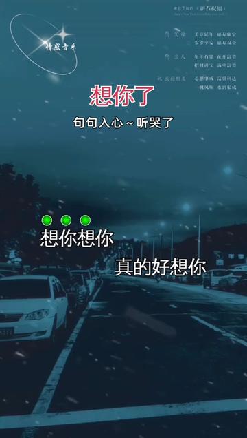 想你想你,真的好想你,一天想你千百回,白天想你走错了路