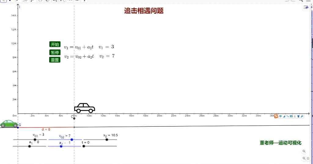 [图]追击相遇问题演示