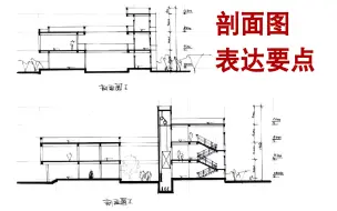 Download Video: 寒假建筑快题集训片段-剖面图绘制注意事项