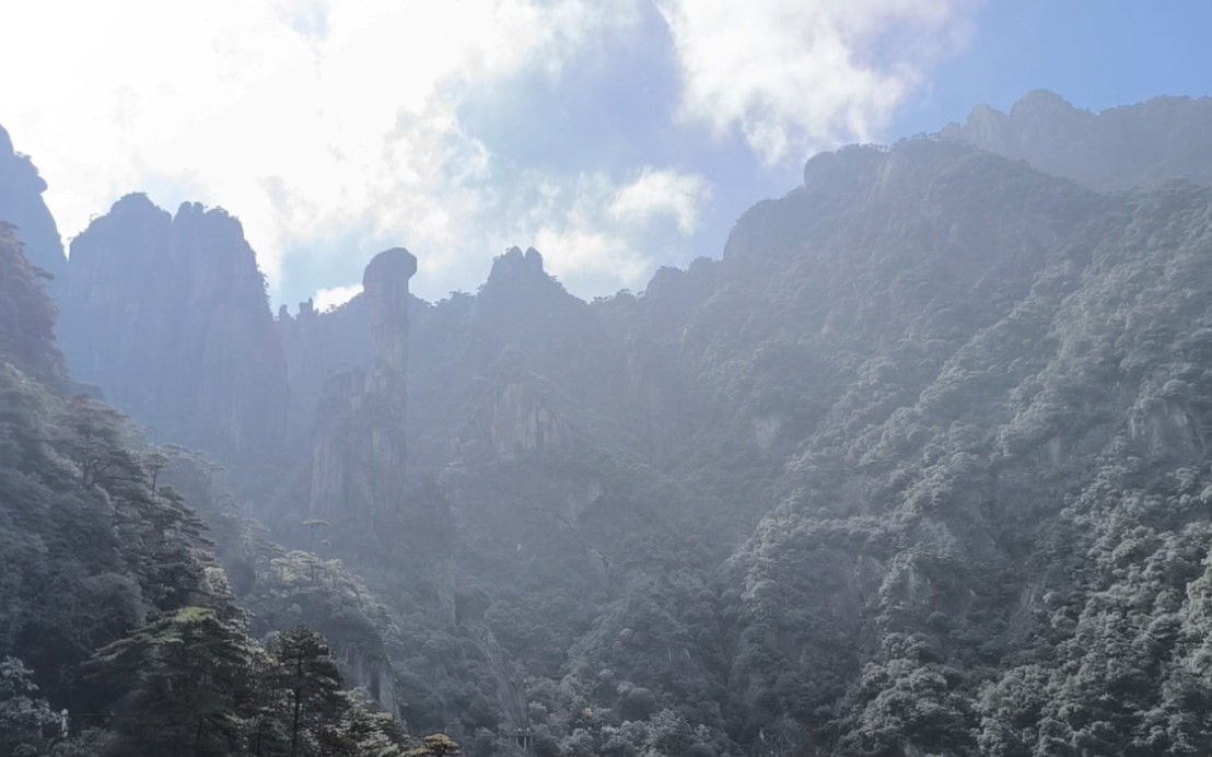 [图]2023年11月5日游江西上饶市三清山景区，环拍苍莽群山！