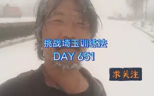 Download Video: 一拳超人埼玉训练1000天挑战第651天