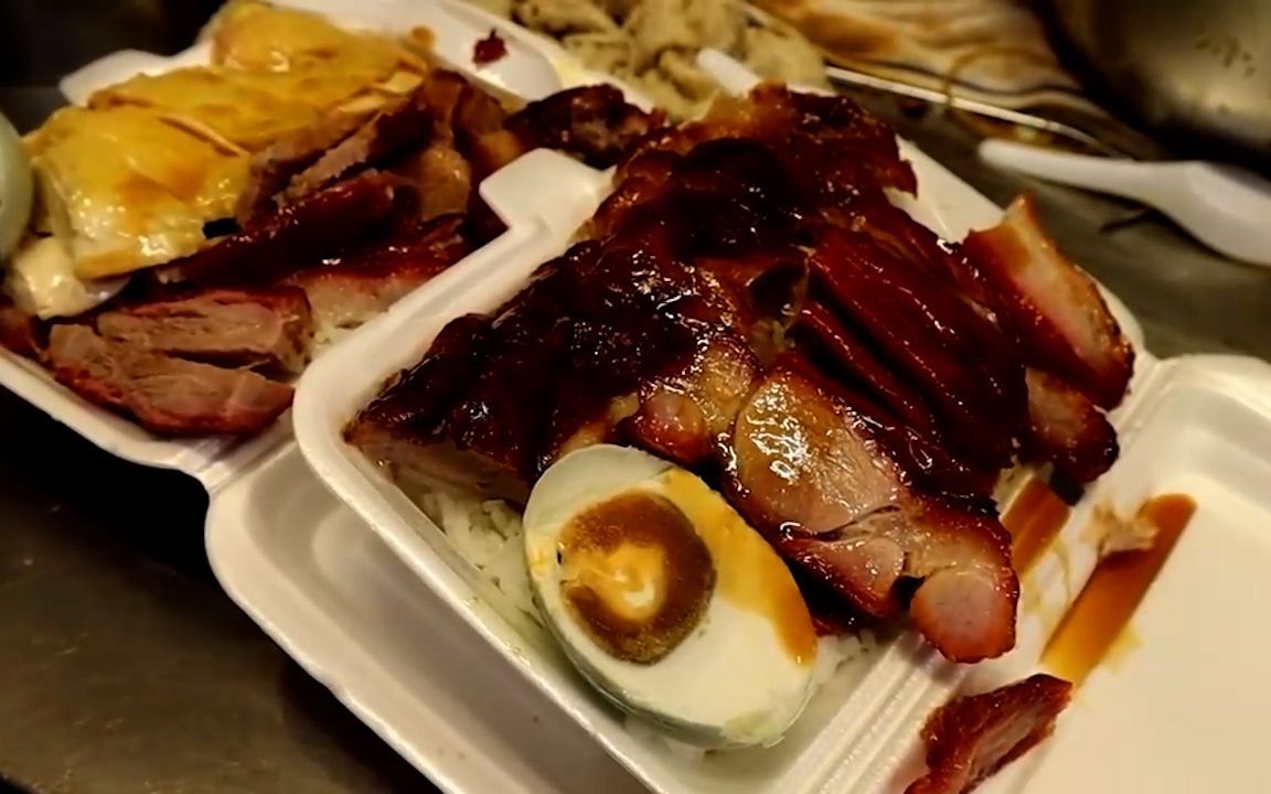 在这份香港盒饭面前,别家都是浮云,给肉的手法让我一度怀疑人生