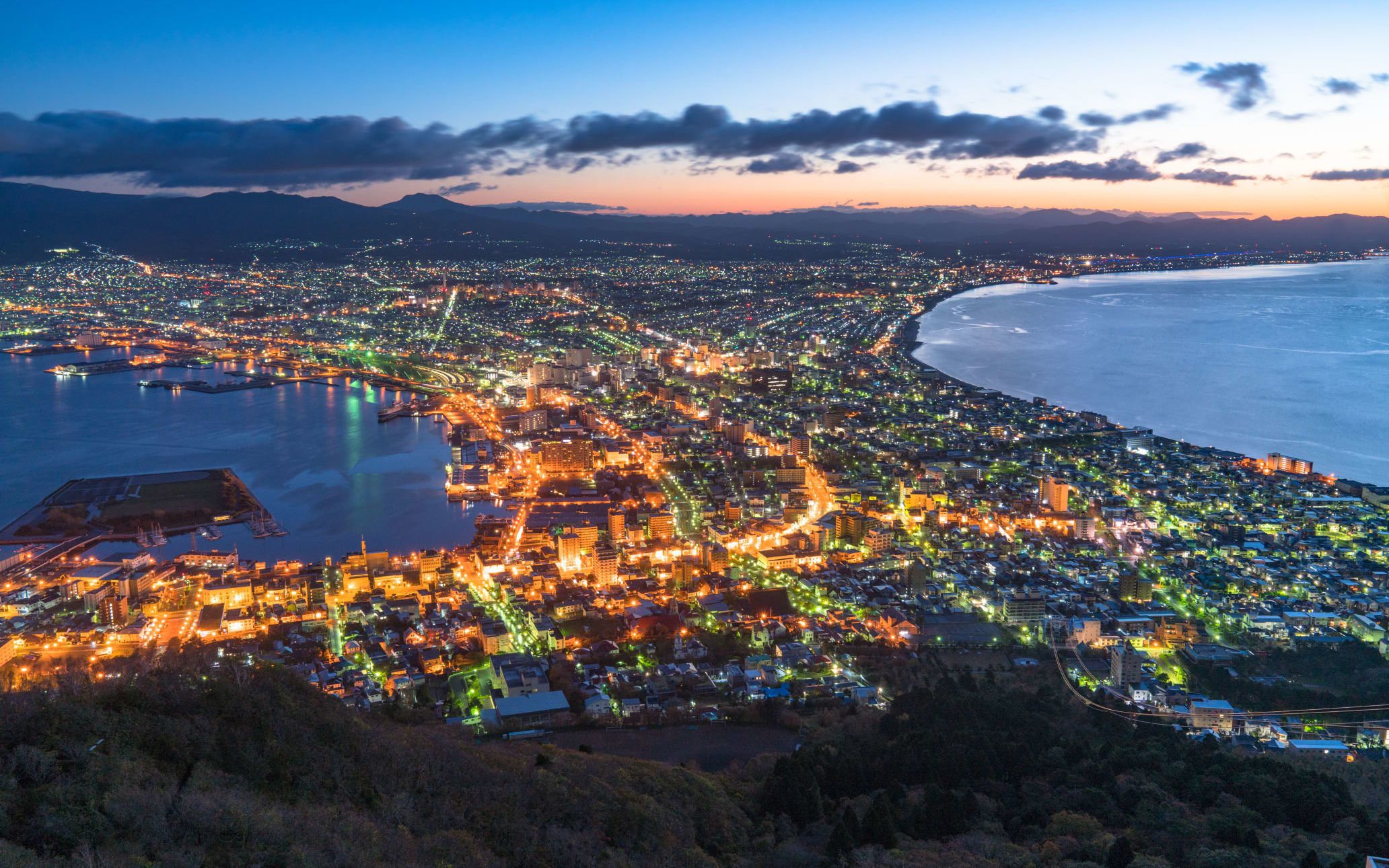 北海道函馆夜景图片