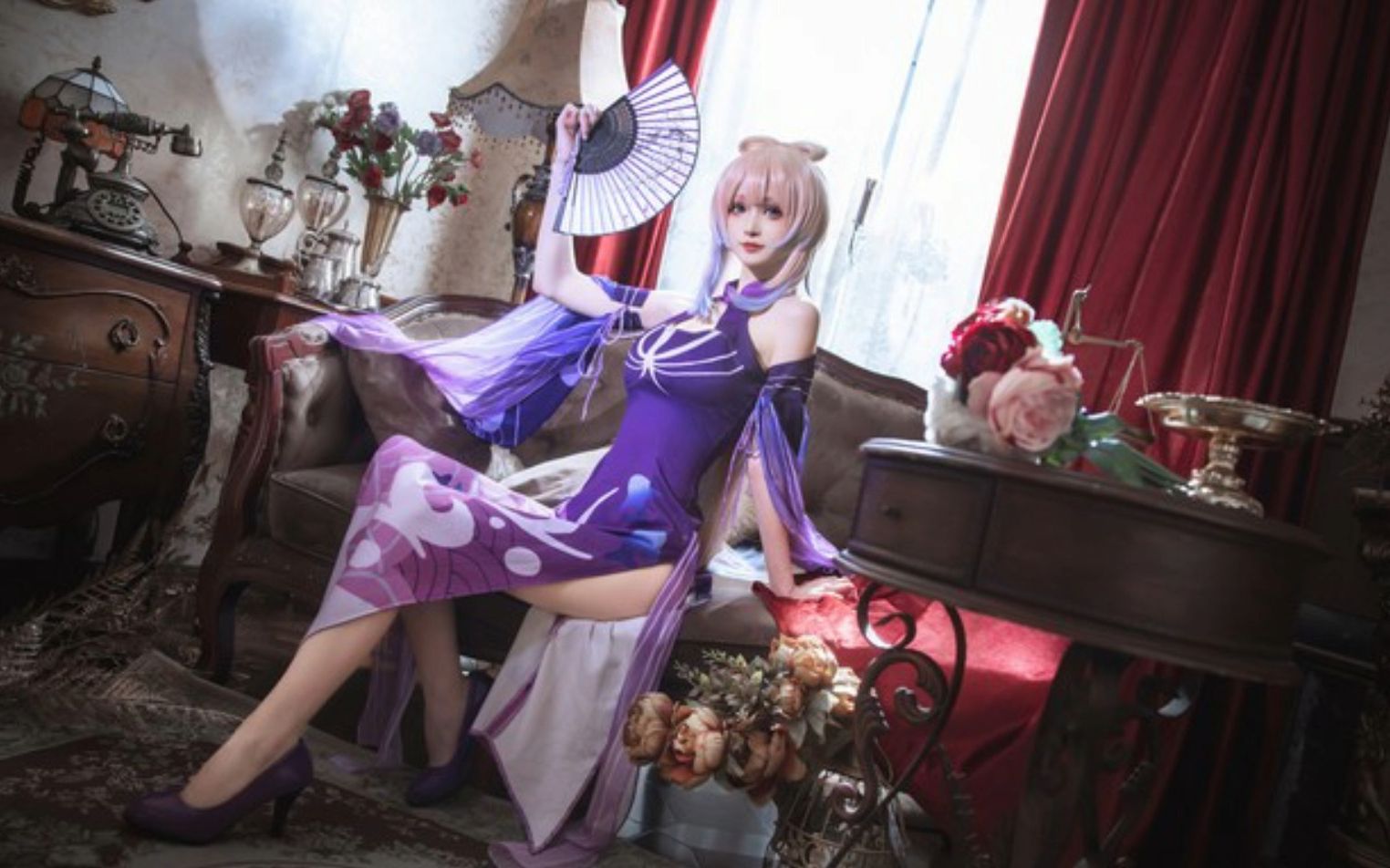 珊瑚宫心海 同人旗袍cosplay