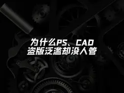 Télécharger la video: 为什么PS、CAD盗版泛滥却没人管？