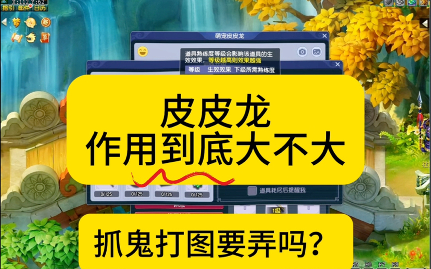 梦幻:皮皮龙作用到底大不大?值得去养起来网络游戏热门视频