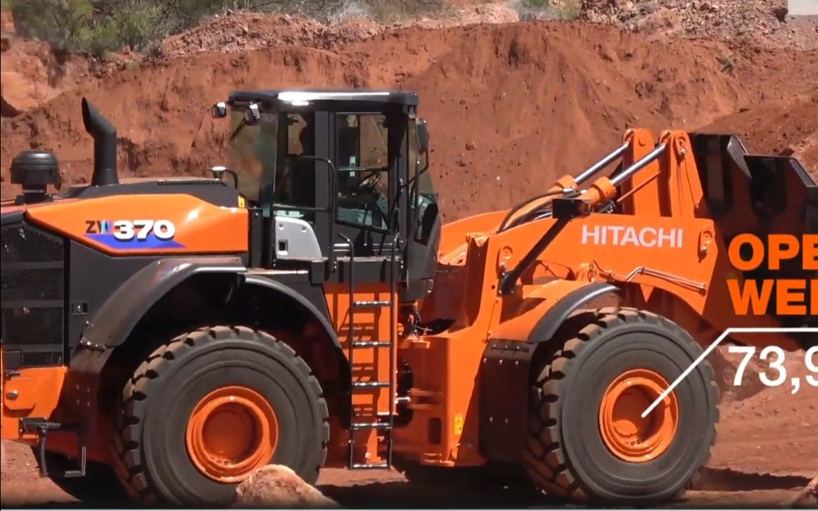 日立hitachi zw370-6 铲车装载机_哔哩哔哩 (゜-゜)つロ 干杯~-bili